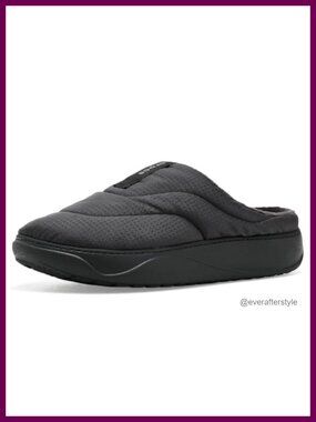 Crocs Tent Moc Faux Fur Lined Slip-On Slipper Moc Toe